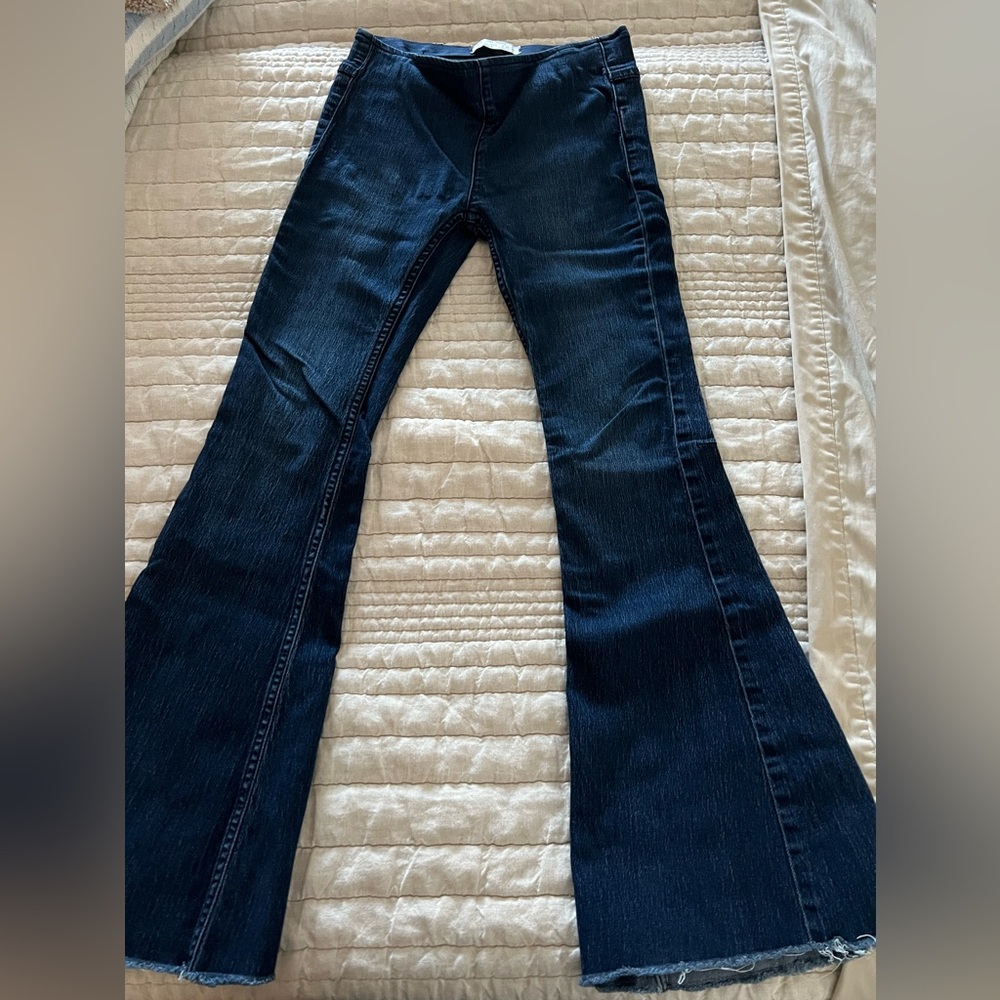 Free people flare jean size 25 short